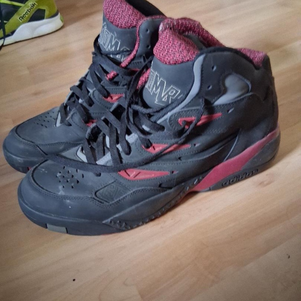 adidas Black and Red Men's Athletic Shoes